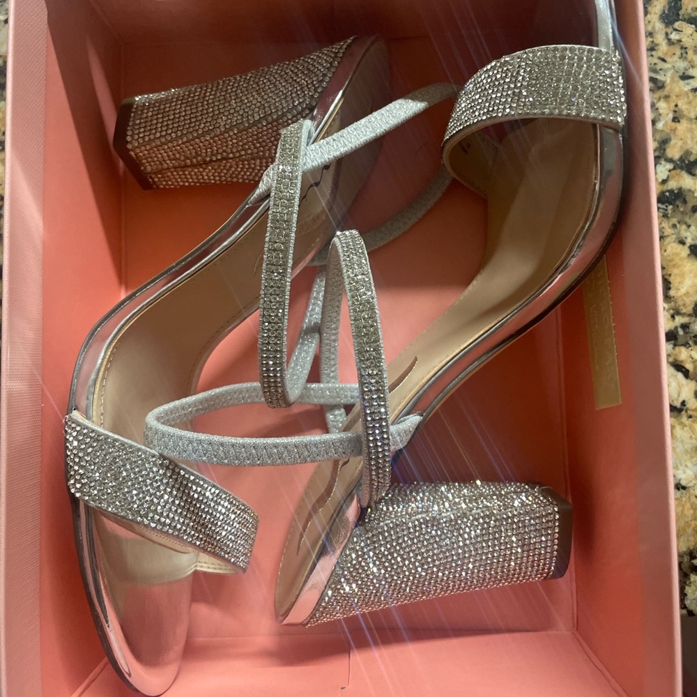 Nina Silver Heels 👠